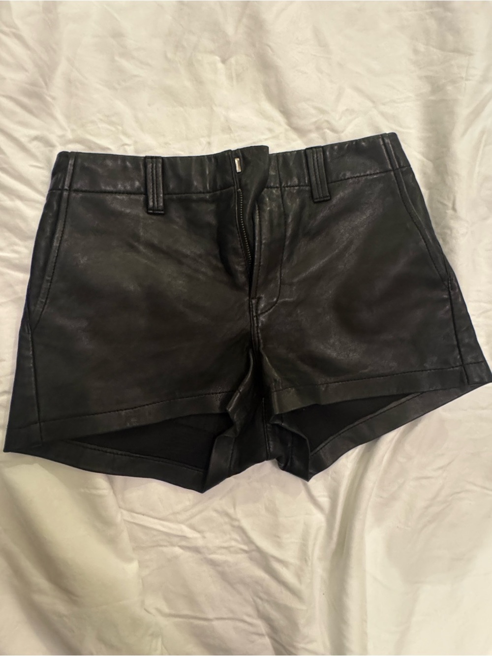 J Brand 100% Lamb Leather Shorts – Size 25